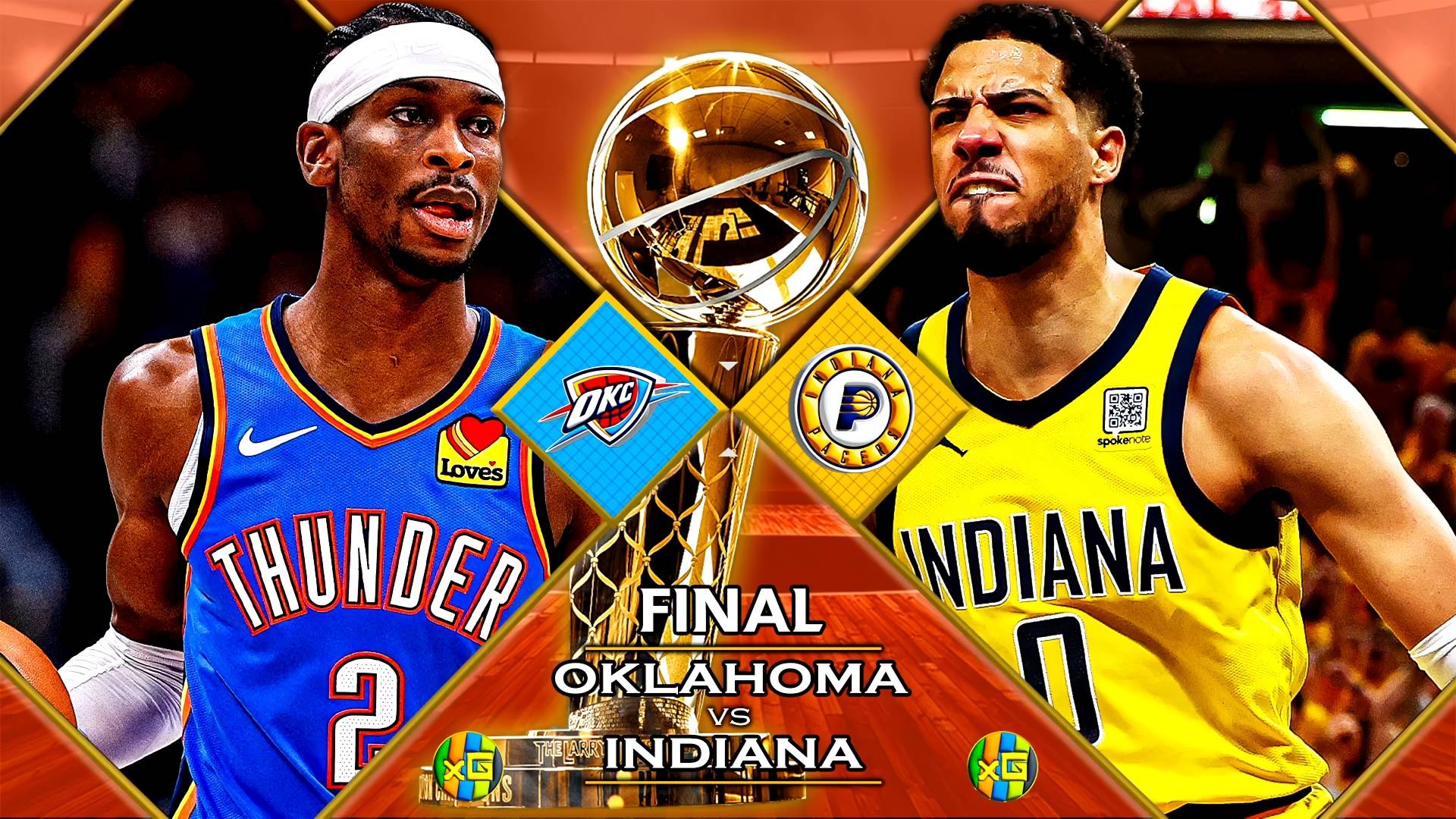 Оклахома - Индиана | ФИНАЛ | 23.06.2025 | Баскетбол | NBA | Прямая трансляция | xG