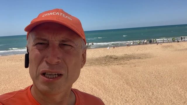 Анапа Витязево пляж Волейград 22 июня 2025 убирали сетки и насыпь