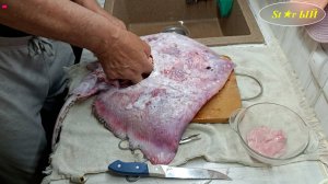 Разделка морской лисы, черноморского ската.  Способ приготовления