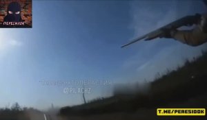 Отбил дрон ружьём за секунду до удара