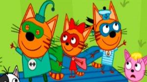 ТРИ КОТА - пазл - Развивающий мультик для детей