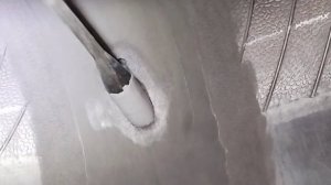 Сложный Ремонт Шины. Болт зашёл в Шов Шины. #ремонтпорезовшин #вулканизация #кгш #спецтехника #TRS