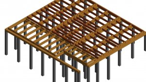 Как правильно установить балки пола в срубе.