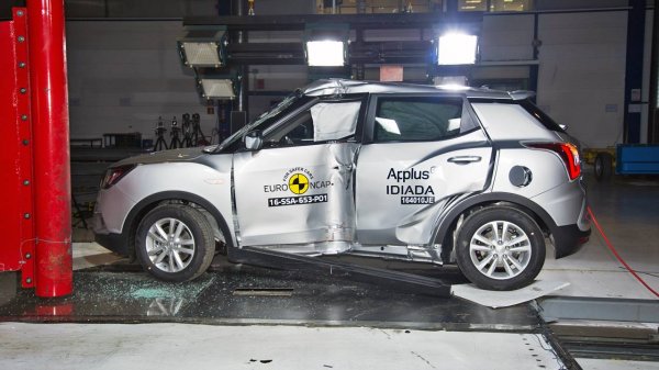 Краш-тест нового KGM (SsangYong) Tivoli от Euro NCAP на CarMaps.Ru
