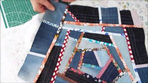 Супер идея  из мусорной корзины Джинсовый Крейзи пэчворк. Переделки из старых джинсов.