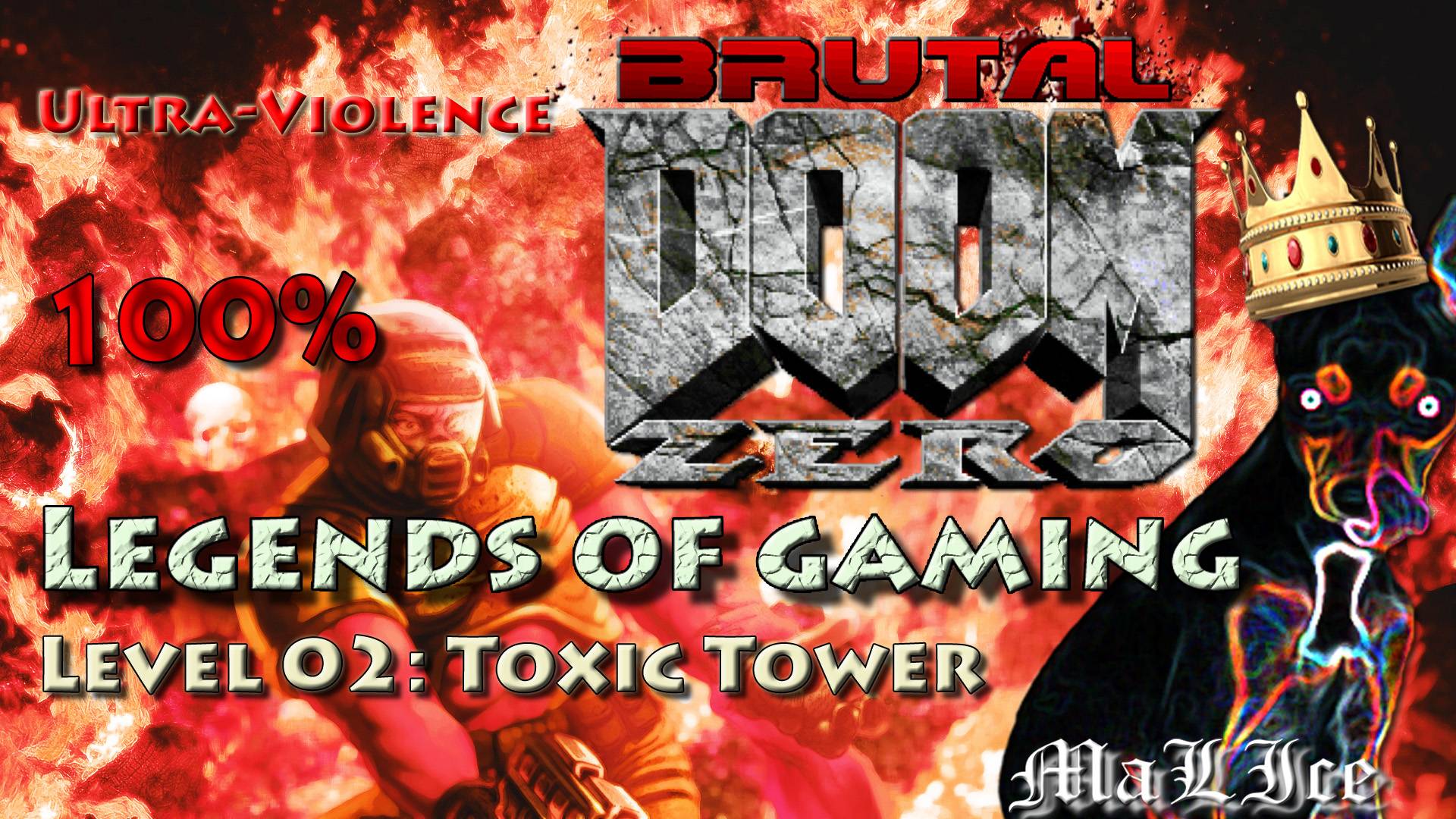 Brutal Doom Zero - Level 02: Toxic Tower смотреть онлайн