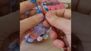 Пряжа с помпонами