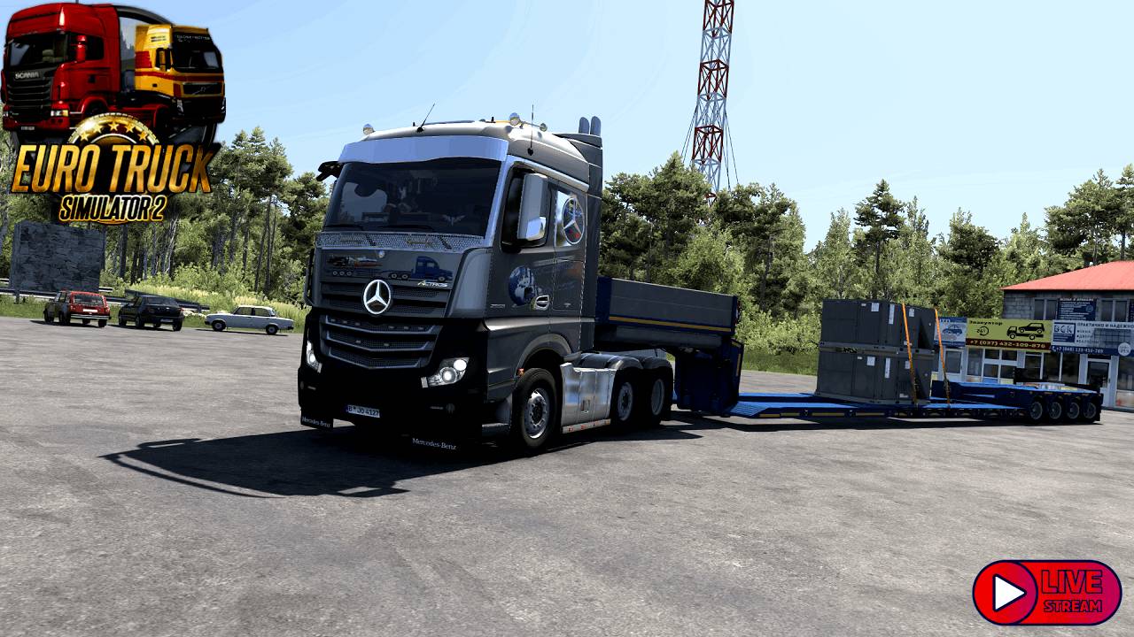 ✅ Euro Truck Simulator 2 (1.54) Казахстан встречай, большая мега сборка !!! смотреть онлайн