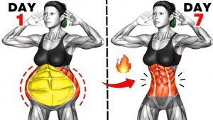 Избавьтесь от ЖИРА НА ЖИВОТЕ за 1 неделю ➜ 100% ГАРАНТИЯ | 30-минутная  тренировка в положении стоя