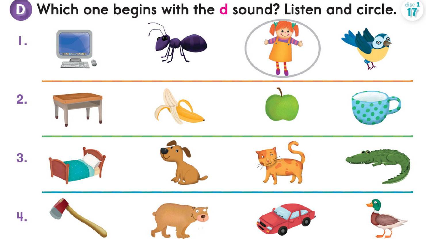 Oxford Phonics 1 disk 1 track17 смотреть онлайн