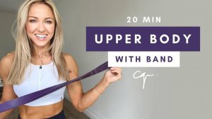 Caroline Girvan - 20 Min UPPER BODY WORKOUT at Home with Resistance Band