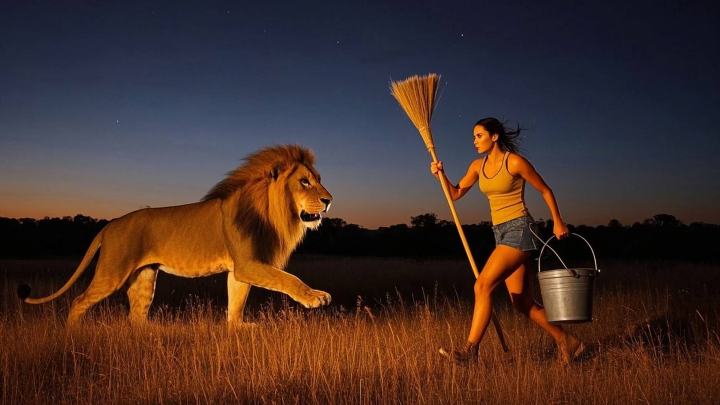 Как пресс-секретарь Тайгана спасла владельца парка от льва смотреть онлайн