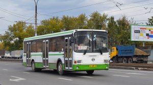 Автобус ЛиАЗ-5256.36 (АС 685 22). Покатушки по Барнаулу.