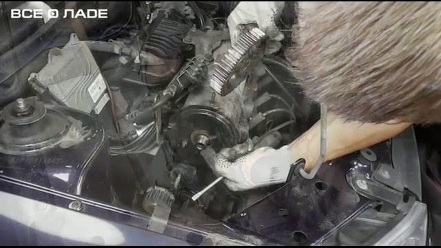 19. Замена ремня ГРМ и натяжного ролика смотреть онлайн