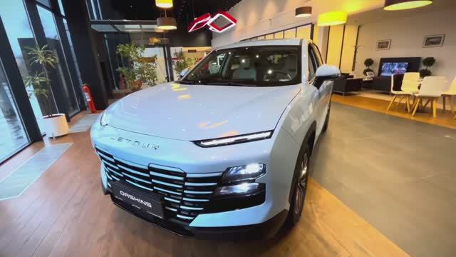 Обзор на голубой JETOUR DASHING в комплектации  Elite 1.5Т