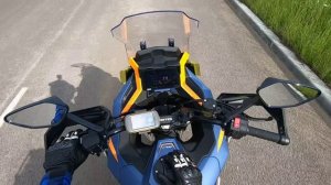 Обзор мотоцикла Zontes 703F. Тест на эластичность двигателя.