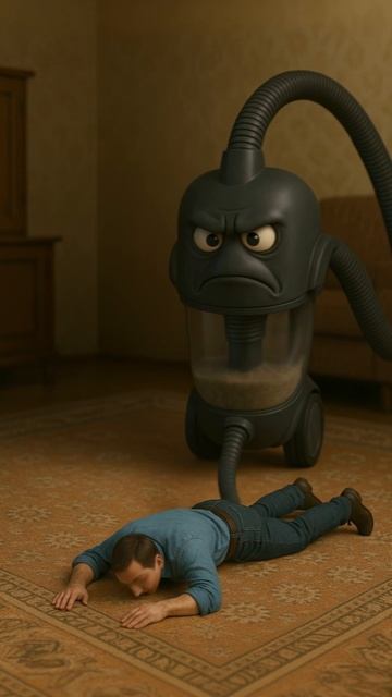 Пылесос взбунтовался #aivideo #aireels #aishorts #klingai #chatgpt #нейросети смотреть онлайн