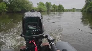 Лодочный Мотор ханкай 6.0 первый пуск на воде