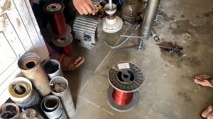 Ремонт и перемотка электродвигателя погружного насоса. Пакистан