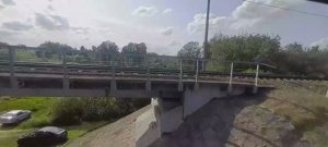 Поездка на поезде 713Б Витебск — Минск. Вид из окна поезда.