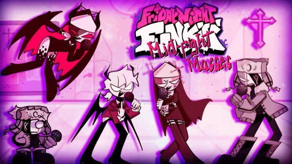 ⛧ Возвращение Сарвенты! ✝️✝️✝️ FNF - Mid Fight Masses Anniversary Collection MOD ⛧ - 1 часть