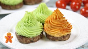 Горячее порционное блюдо на праздничный стол ✧ Разноцветные стожки