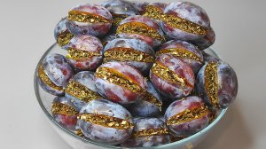 Маринованные  СЛИВЫ с чесноком и МЯТОЙ. Обалденная ЗАКУСКА нам ЗИМУ.