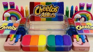 Радужная слизь Смешивается случайным образом в Слайм, удовлетворяющую Вкус Слайма Видео ASMR