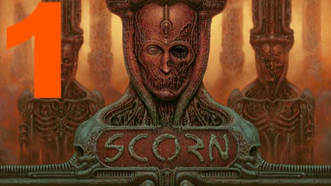 Прохождение Scorn №1 - Нашёл себе друга