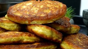 Пышные капустные оладьи