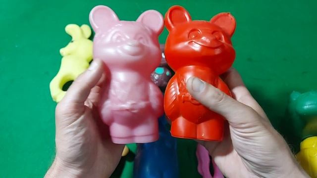 Пластмассовые (пустотелые, дутые) игрушки СССР. Часть 2.