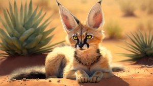 Кот который не оставляет следов, не пьёт воду, лает и поедает самых ядовитых обитателей пустыни!