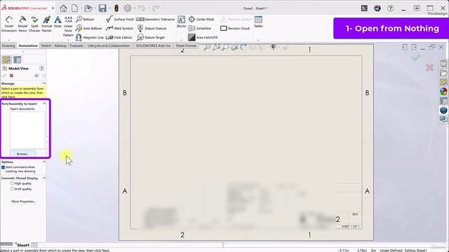 8.2 -Opening a drawing file
