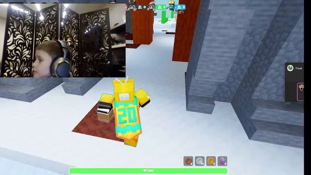 Играю в SkyWars с Друзьями смотреть онлайн