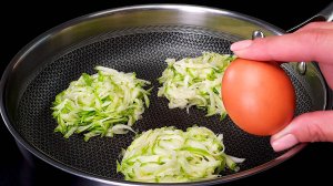 Самый вкусный рецепт кабачков🔝 Просто натрите кабачки и влейте яйца!