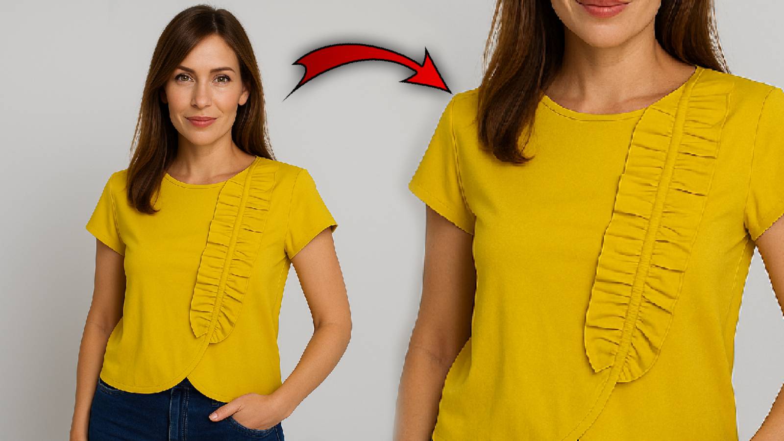 Гениальная швейная идея для блузки смотреть онлайн