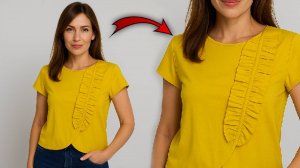 Гениальная швейная идея для блузки