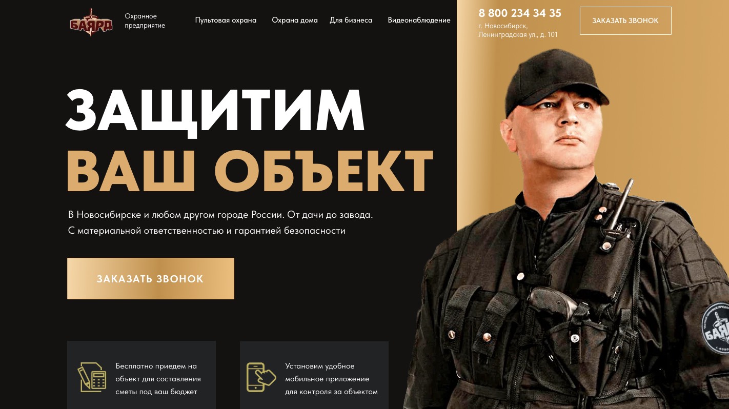 ОП Баярд. Обзор сайта