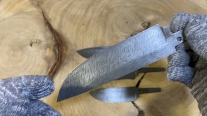 Дамасские клинки у10+хв5