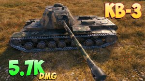 КВ-3 - 3 Фрагов 5.7K Урона - Скучный! - Мир Танков