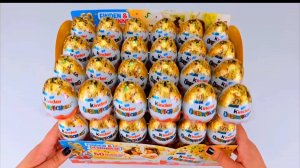 АСМР РАСПАКОВКА Киндер Сюрприз Яйца 🥰🥚 НОВИНКА Золотые Киндер Сюрприз 💛💛💛