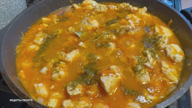 Гуляш из курицы с подливкой | Самый нежный и вкусный гуляш | рецепты просто смотреть онлайн