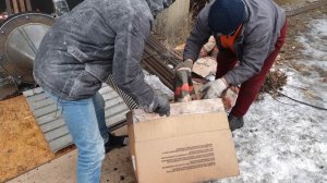 Измельчение древесного угля на дробилке «Шмель 11 квт»