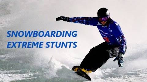 Snowboarding - extreme - jumps and tricks. Winter track. FITNESS MOTIVATION. смотреть онлайн