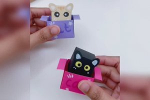 Весёлые поделки с ребёнком! Поделки для детей из бумаги своими руками!