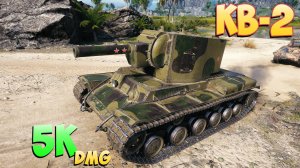 КВ-2 - 5 Фрагов 5K Урона - Идеальный! - Мир Танков