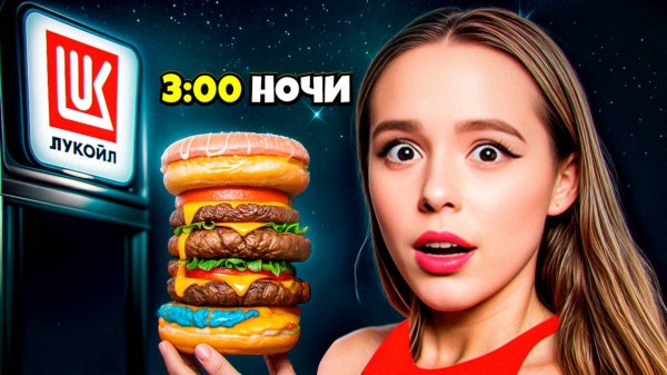 50 ЧАСОВ ЕДИМ ТОЛЬКО НА ЗАПРАВКАХ - Челлендж!