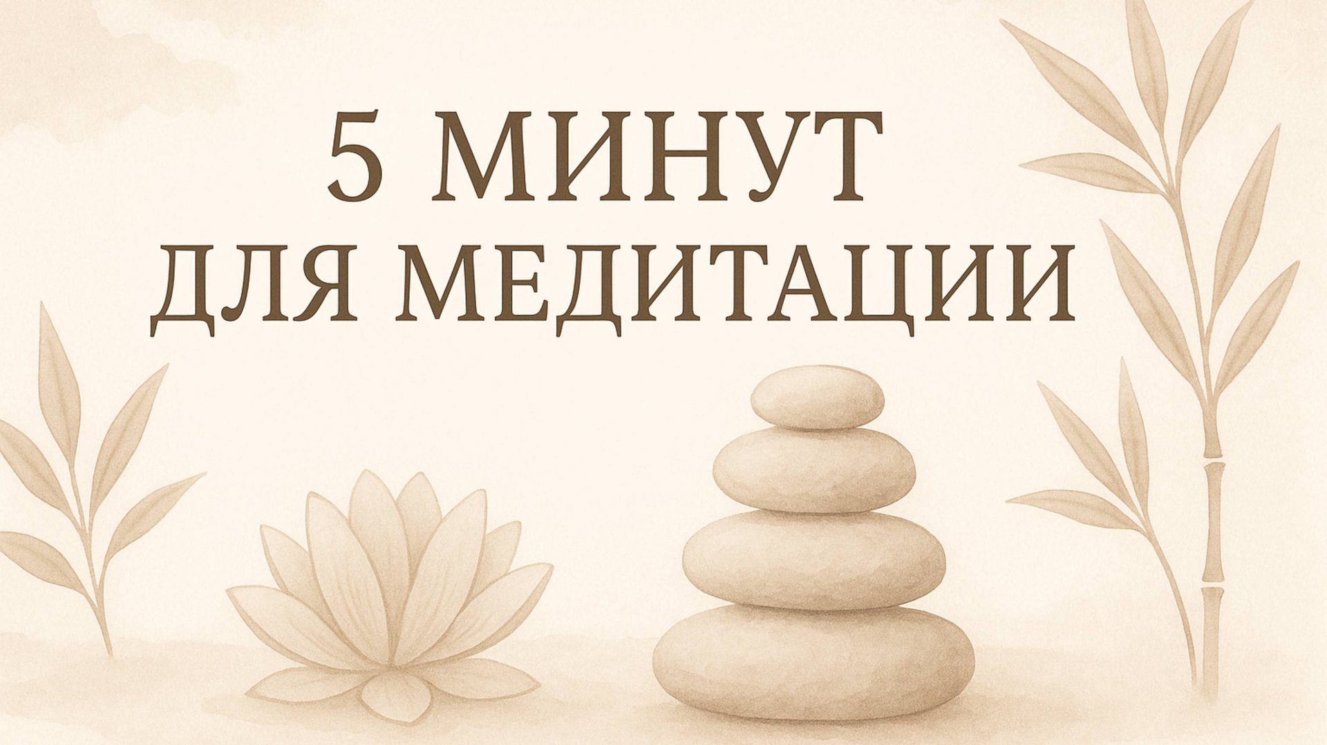 5 МИНУТ ДЛЯ МЕДИТАЦИИ смотреть онлайн