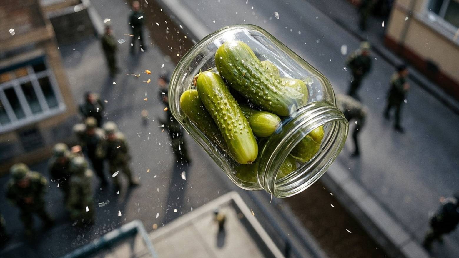 На украине защищая мужчину от ТЦК в них бросали банки с огурцами смотреть онлайн