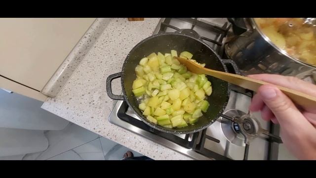 Кабачки с картошкой смотреть онлайн